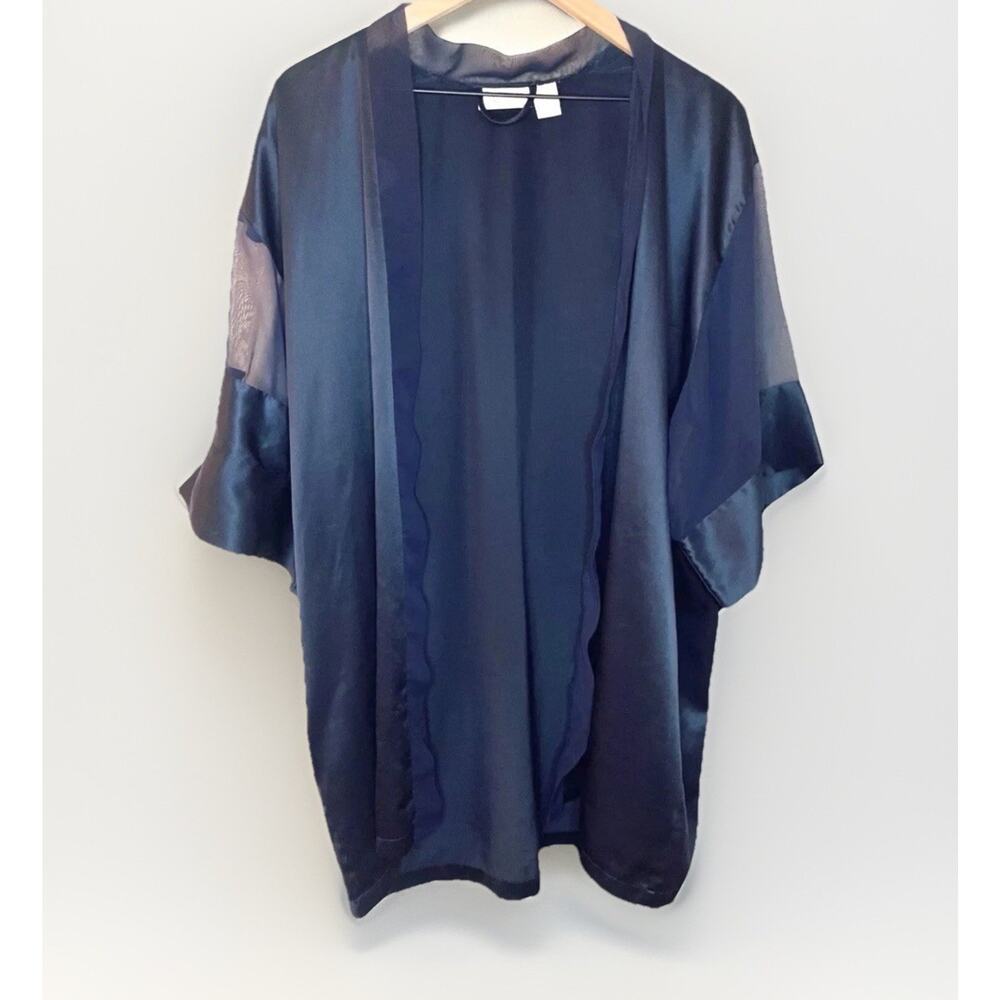 Vintage Victoria's Secret Gold Label Kimono Robe Sheer Sleeve OS